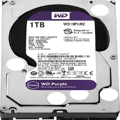 Western Digital Purple 1TB Surveillance Hard Drive