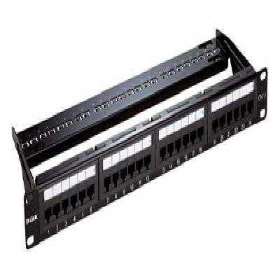 24 Port Loaded Patch Panel