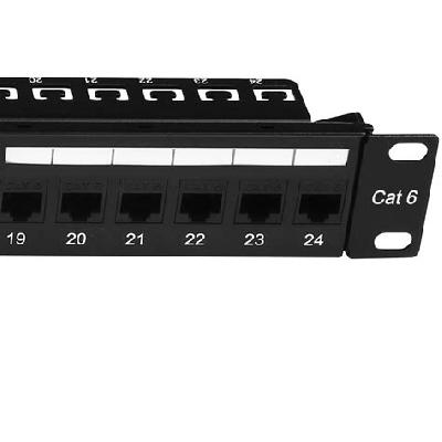 24 Port CAT 6 UTP Fully Loaded Patch Panel