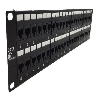 48 Port CAT 6 UTP Fully Loaded Patch Panel