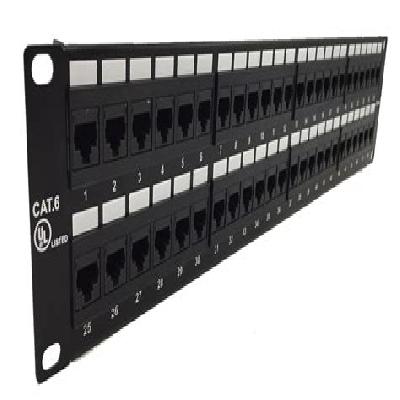 48 Port CAT 6 UTP Unloaded Patch Panel