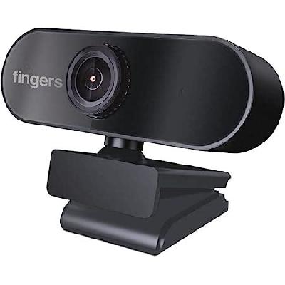 Fingers 1080p Hi-Res Webcam Full HD Wide-Angle Lens With Mic