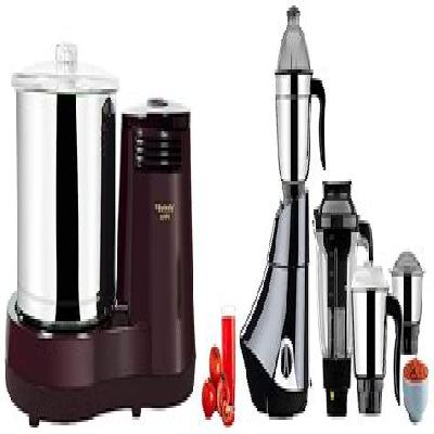 Butterfly Smart 750-Watt Mixer Grinder with 4 Jar (Grey)