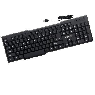 ProDot KB-207s USB Wired USB Multi-device Keyboard  (Black)