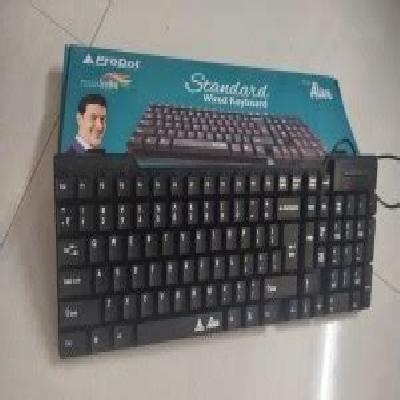 ProDot Mechanical KB F32 Wired USB Multi-device Keyboard  (Black)