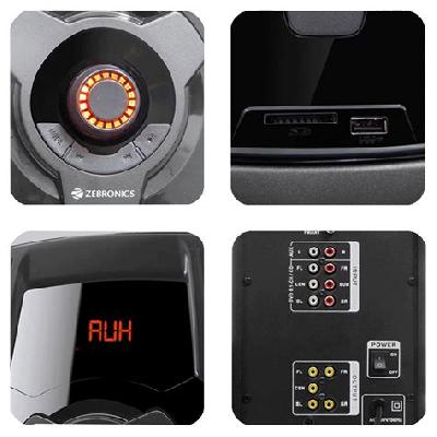 Zebronics ZEB-BT8490RUCF Bluetooth Home Theatre (Black, 5.1 Channel)