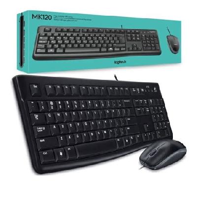 Logitech MK120 Wired Keyboard And Mouse Combo