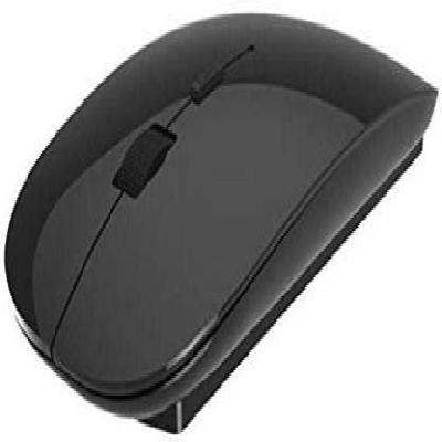 Pie World 2.4 Ghz Ultra Slim Wireless Mouse Without Batteries (Black)