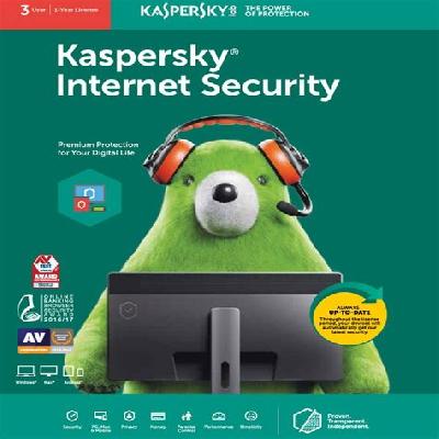 Kaspersky Internet Security 3 User  1 Year