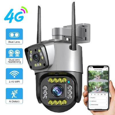 4G Dual Light CCTV Camera