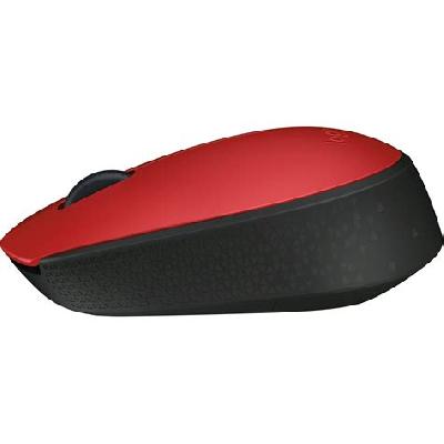 LOGITECH M171 Wireless Mouse (Red)