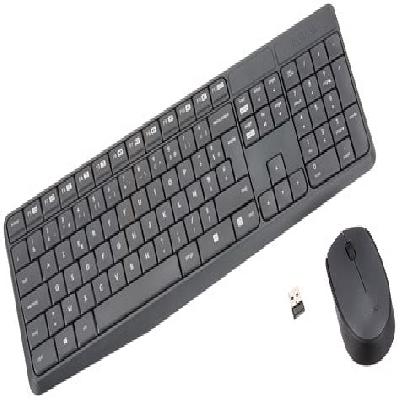 Logitech MK235 Wireless Keyboard and Mouse Combo Grey