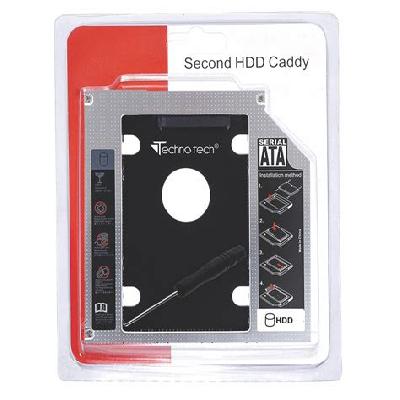 Nanotech Upgraded Version SATA Optical UltraBay 2nd Hard Drive Caddy HDD for 9.5mm Universal CD DVD
