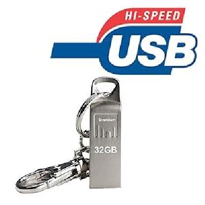 Strontium Ammo 32GB 2.0 USB Pen Drive (Silver)