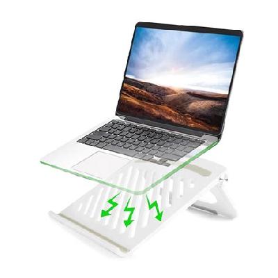 Dyazo Adjustable Laptop Stand Riser Ventilated Portable Foldable Compatible