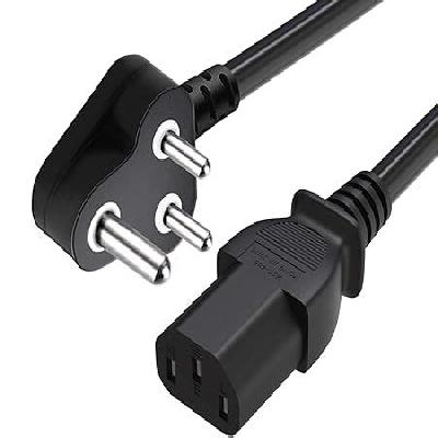 1.5M Power Cable Cord For Monitor Cpu Pc Computer Printer Desktop Smps Lack (6 Month Warranty)