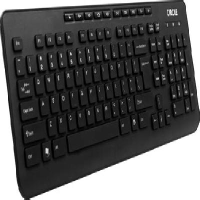 Circle  Slim Multimedia Wired Combo (USB Keyboard and Mouse)