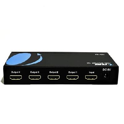1 Port to 4 HDMI Display Duplicate Mirror - Full HD 1080P High Resolution 
