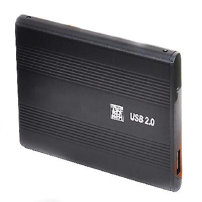 2.5 Inch SATA to USB 2.0 External Hard Drive Enclosure Case for Laptop (Hard Disk Not Included)