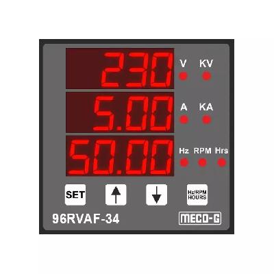 Meco-g R-4050b Digital Panel Meter - Hertz Meter