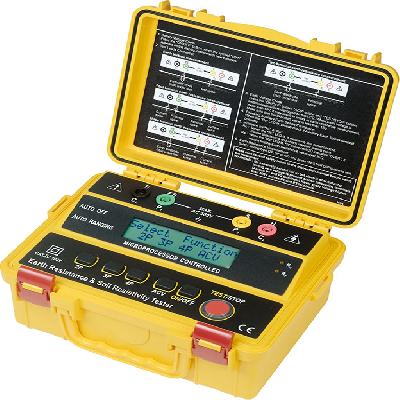 Four-wire digital ground resistance meter