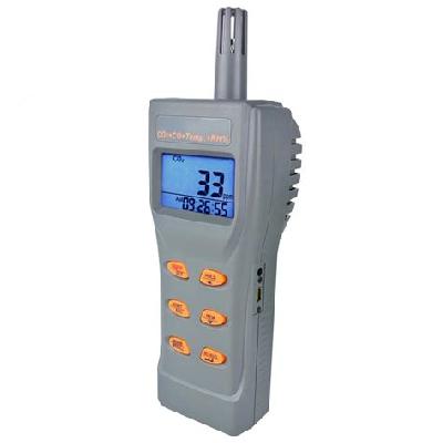 Combo CO2 CO Temperature Combo IAQ Meter