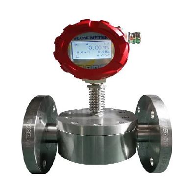Positive Displacement Flow meter with Remote mounted Flow Totalizer