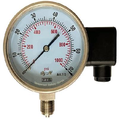 Pressure Gauge With Transmitter 4-20 Ma Output Signal