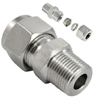 SS Compression Ferrule Tube Fitting