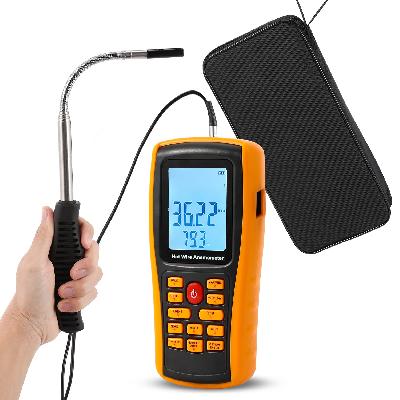 Digital Hotwire Anemometer(Air Velocity Flow Temperature)