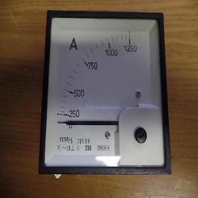 MECO AC MOVING IRON DIN PANEL AMMETER 