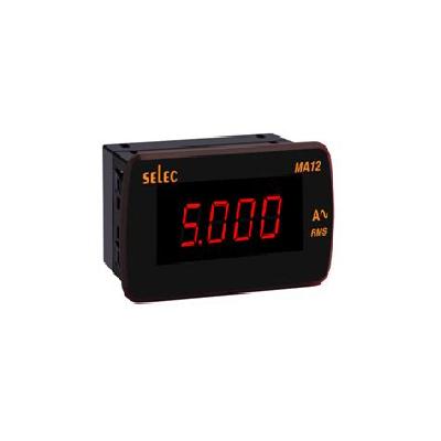 Selec MA12 Digital Ammeter (48 x 96) AC CTR