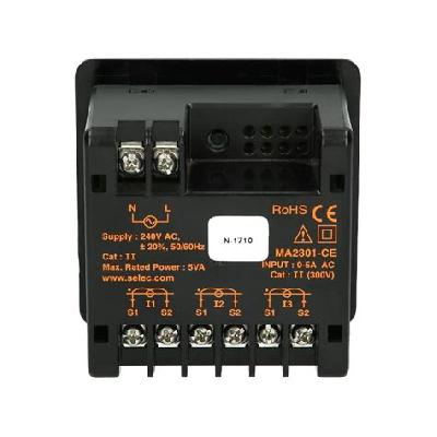Selec MA2301-Digital Panel Meter - Ammeters