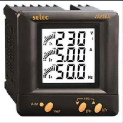 Selec VAF-36A Volts-Amps Frequency Meter
