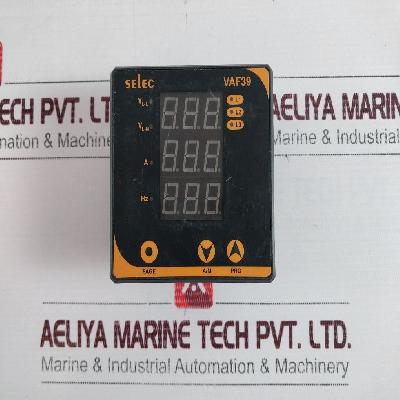 SELEC VAF 39 VOLTAGE VAMPERE FREQUECY METER