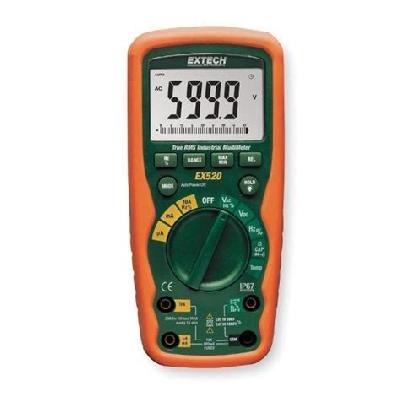 EXTECH  EX505: 11 Function Heavy Duty True RMS Industrial MultiMeter-EX505