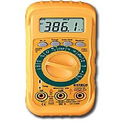Extech  Multimeter Mini A r Temp. Probe. Mn26t.
