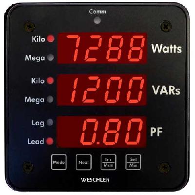 Digital Watt  Var Meter (With Built-In Transducer)