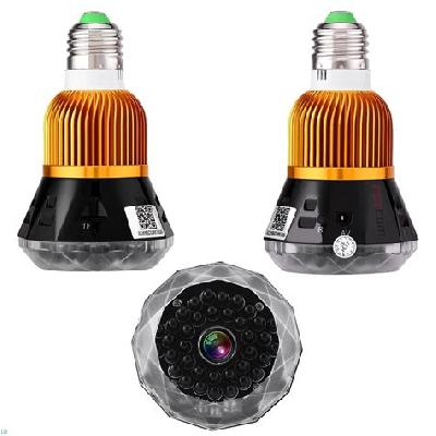 Bulb Spy Camera LED Light