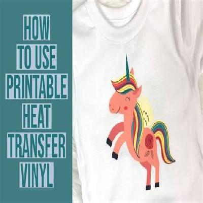 Printable vinyl heat transfer