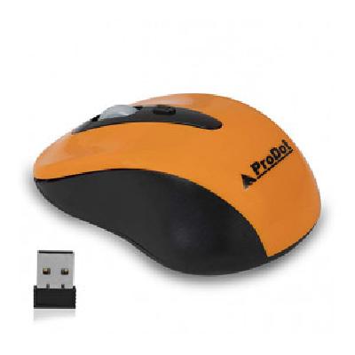 PRODOT 2.4 GHz Wireless Optical Mouse with USB Receiver (Black)