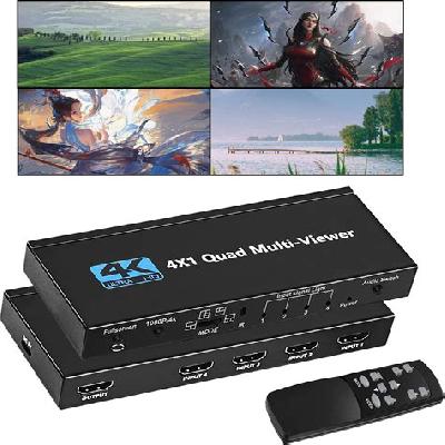 4x1 Hdmi Quad Multiviewer Switcher