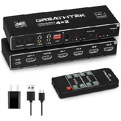 HDMI Splitter Switcher 4 Input 2 Output