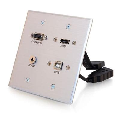HDMI VGA USB Wall Face Plate
