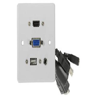 Multimedia Hdmi Vga Usb Audio Av Wall facePlate
