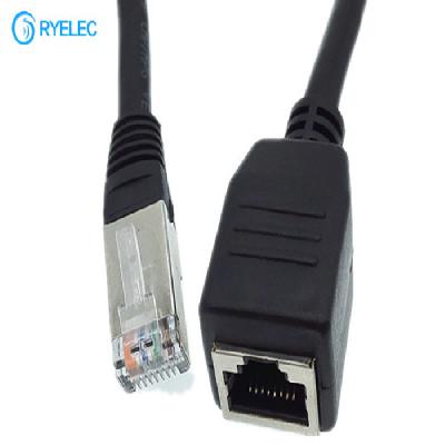 RJ45 Male To Female Panel Mount Cable 1.5 Meter