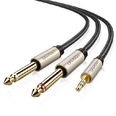 Stereo 3.5mm to 6.35mm P38 Mono Cable