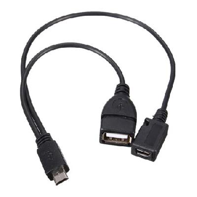 USB Male to Micro USB Female Cable