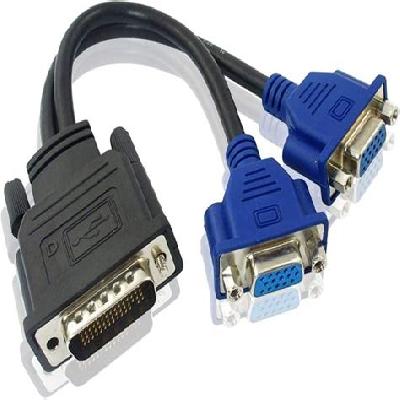 59P MALE  TO DUAL VGA CABLE