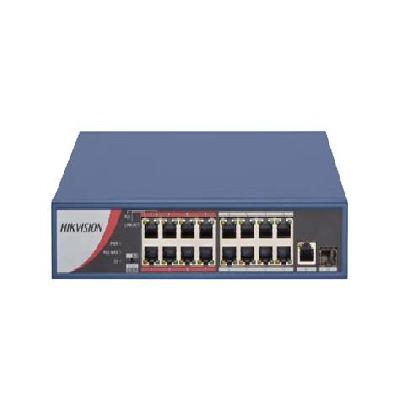 DS-3E0518P-E M 16-Port Gigabit Unmanaged PoE Switch